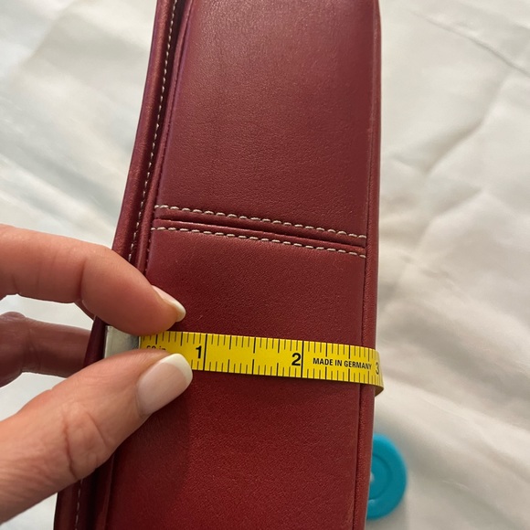 Coach red satchel style purse - Picture 12 of 13